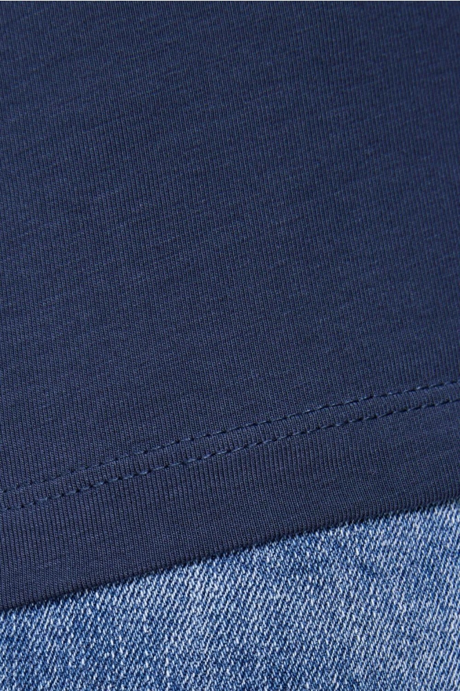 BASIC V-NECK TEE S/S NOOS 12059219 Navy Blue